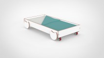 Tangara groothandel Rustbed-met-wielen-2 1